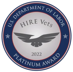 DOL HIRE Veterans Platinum Medallion DOL HIRE Veterans Platinum Medallion
